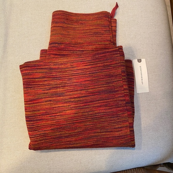 Anthro Maeve Persimmon Space-Dyed Midi Skirt - Picture 4 of 4